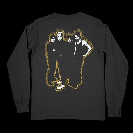 Band Photo Long Sleeve Shirt, Black