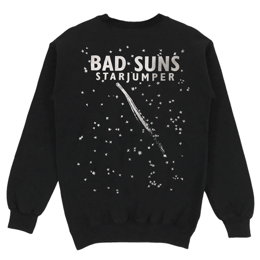 STAR JUMPER CREWNECK SWEATSHIRT, Black