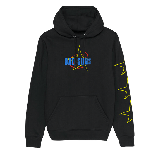 Star Hoodie, Black