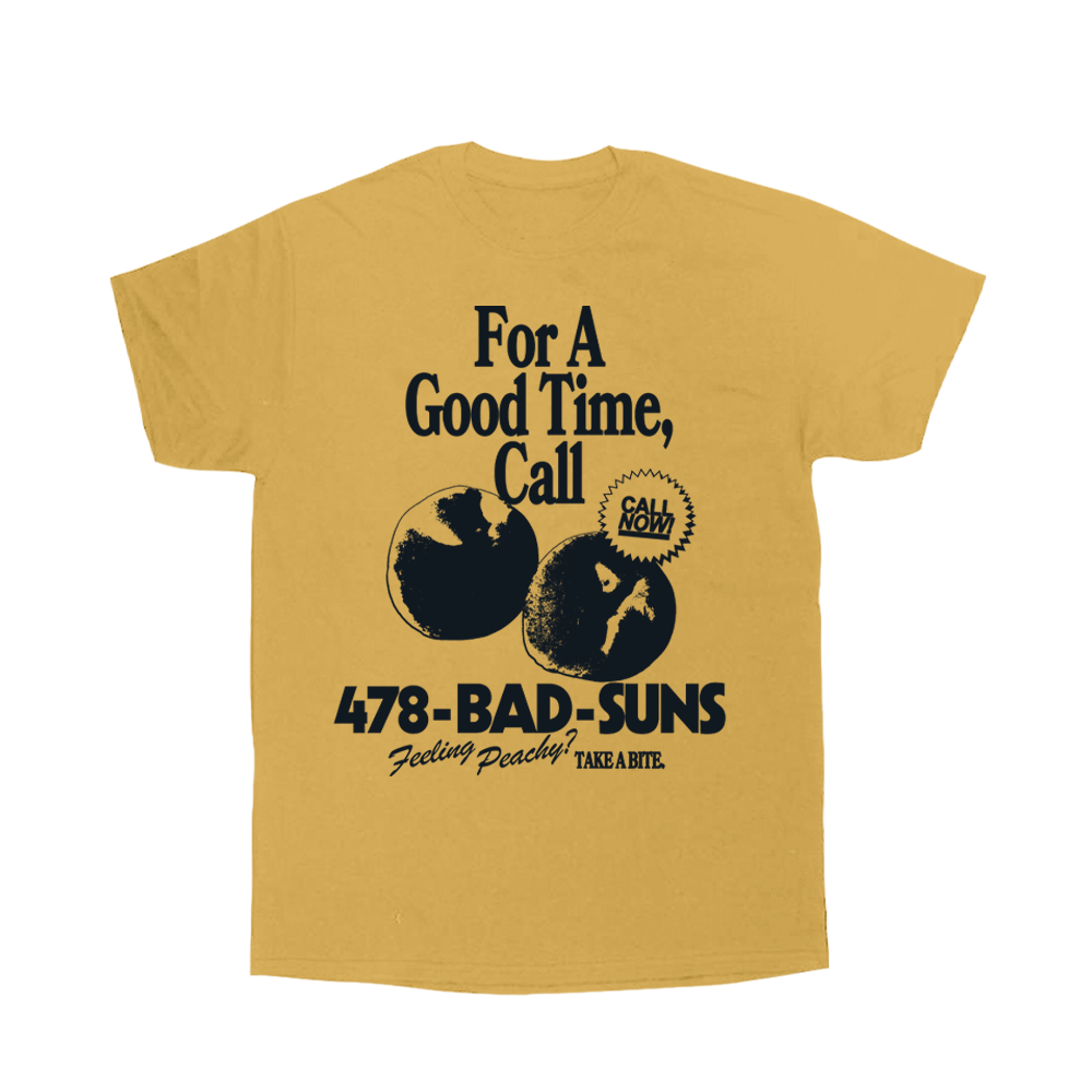 Feeling Peachy Tee, Mustard