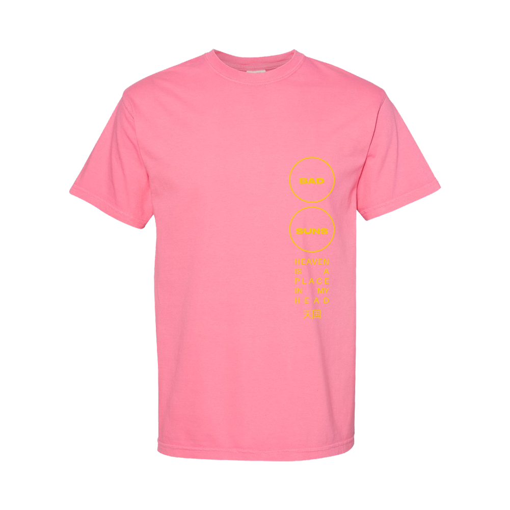 Heaven Is A Place In My Head Tee, Pink