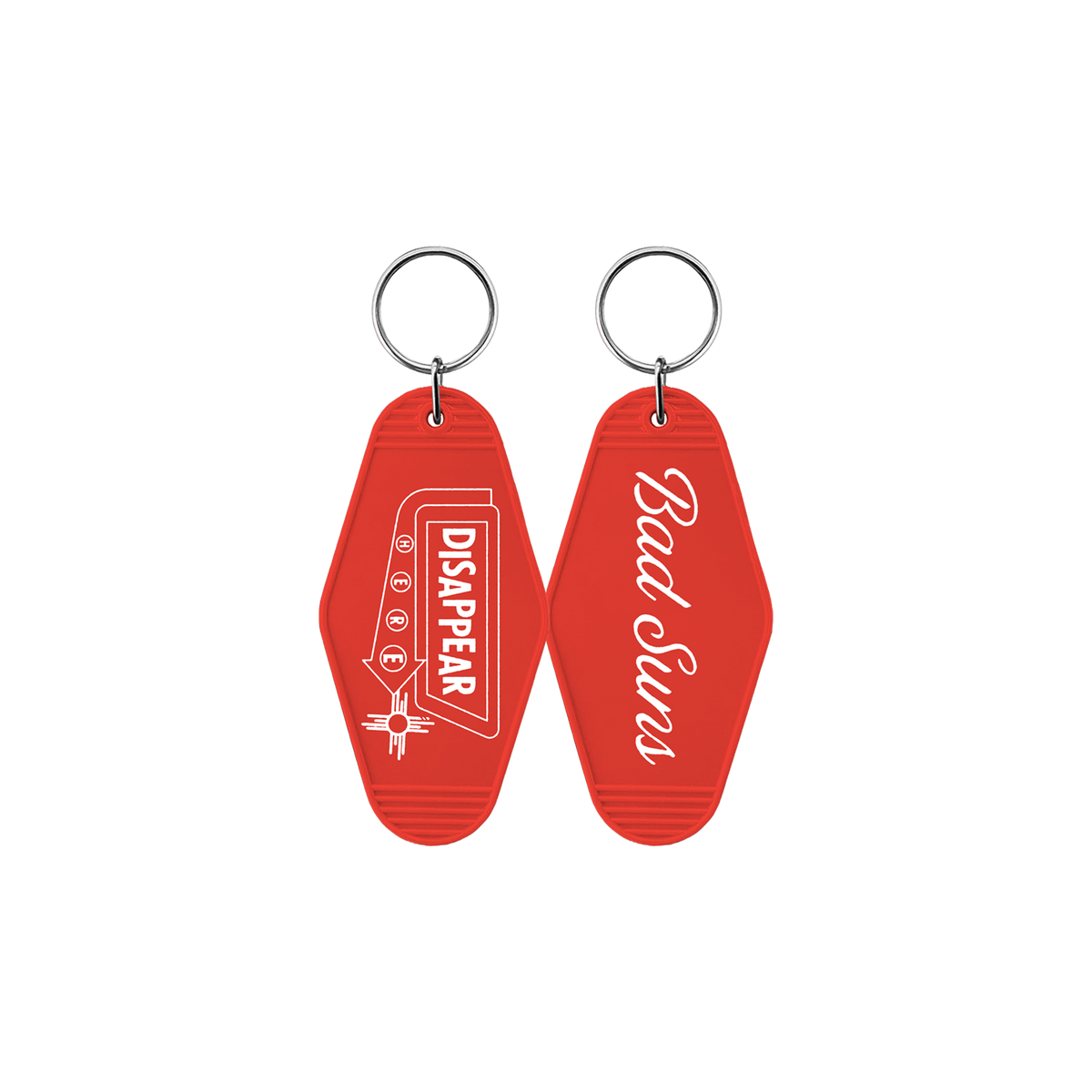 Disappear Here Motel Keychain