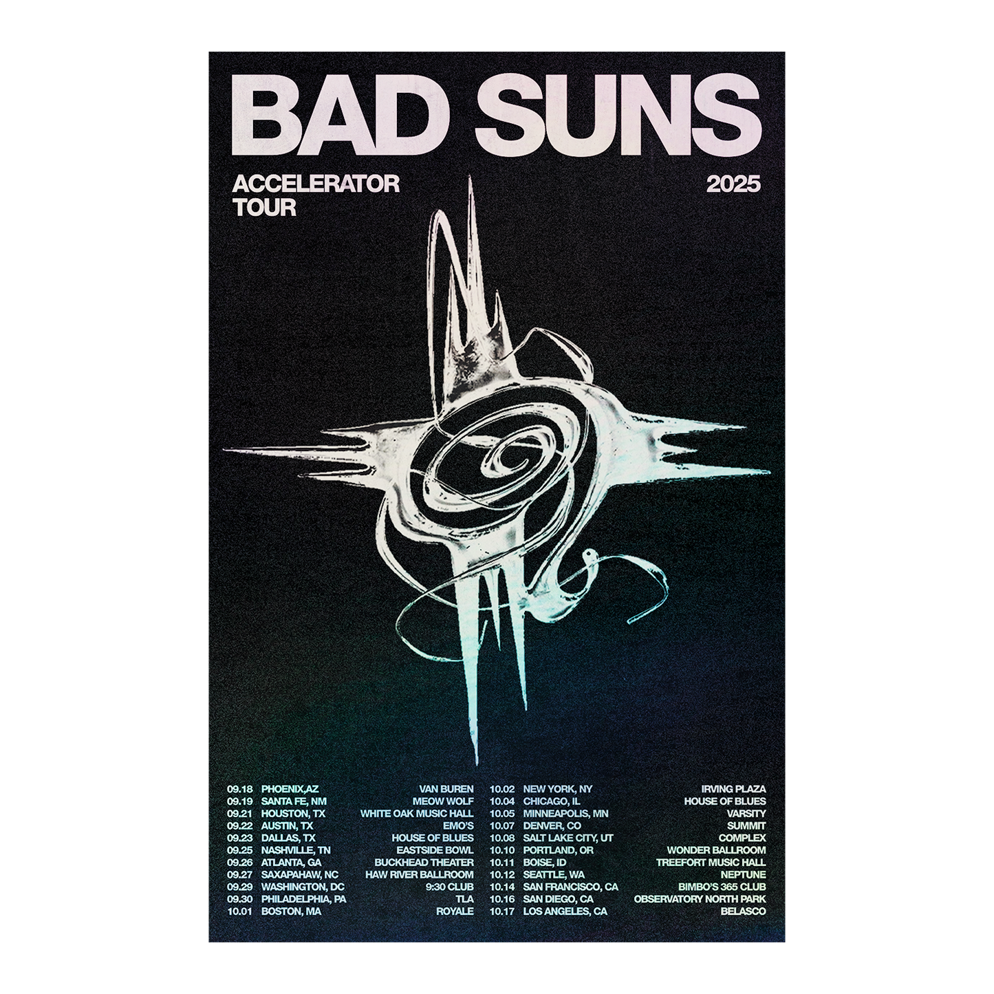 Accelerator Tour 2025 Poster